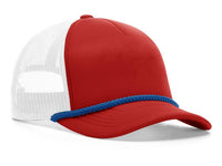 Richardson 5 Panel Low Profile Foamie Trucker Cap thumbnail 6 richardson 5 panel low profile foamie trucker - madhats.com.au