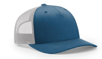 Richardson 5 Panel Trucker Twill Mesh Snapback Cap thumbnail 12 richardson 5 panel trucker twill mesh snapback - madhats.com.au