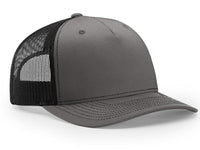 Richardson 5 Panel Trucker Twill Mesh Snapback Cap thumbnail 6 richardson 5 panel trucker twill mesh snapback - madhats.com.au