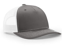 Richardson 5 Panel Trucker Twill Mesh Snapback Cap thumbnail 7 richardson 5 panel trucker twill mesh snapback - madhats.com.au