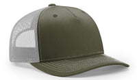 Richardson 5 Panel Trucker Twill Mesh Snapback Cap thumbnail 10 richardson 5 panel trucker twill mesh snapback - madhats.com.au
