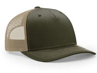 Richardson 5 Panel Trucker Twill Mesh Snapback Cap thumbnail 5 richardson 5 panel trucker twill mesh snapback - madhats.com.au