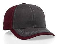 Richardson 6-Panel Charcoal Color Block Cap with Contrasting Brim thumbnail 2