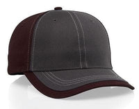 Richardson 6-Panel Charcoal Color Block Cap with Contrasting Brim thumbnail 5
