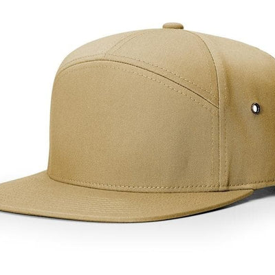 Richardson 7 Panel Twill Leather Strap Back