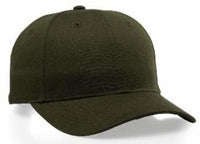 Richardson Canvas Duck Cloth 6 Panel Cap in Buck & Dark Olive thumbnail 2