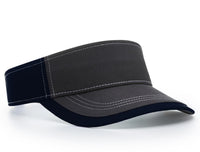 Richardson Charcoal Sun Visor with Contrast Stitching thumbnail 6