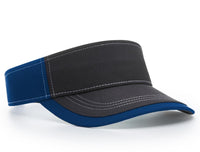 Richardson Charcoal Sun Visor with Contrast Stitching thumbnail 10