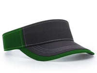 Richardson Charcoal Sun Visor with Contrast Stitching thumbnail 4