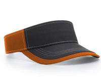 Richardson Charcoal Sun Visor with Contrast Stitching thumbnail 7