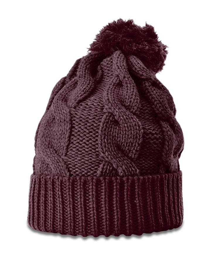 Richardson Chunk Twist Knit Cap with Cuff in Multiple Colors