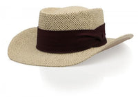Richardson Gambler Straw Hat with Color Band Variants thumbnail 5