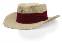 Richardson Gambler Straw Hat with Color Band Variants thumbnail 2