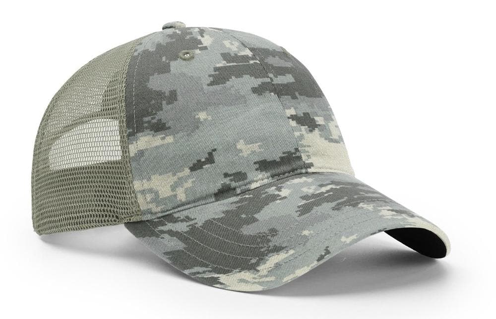 Richardson Relaxed Washed Printed Trucker Cap in Camouflage Styles