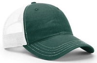 Richardson Washed Trucker Mesh Cap with Split and Tri-Color Designs thumbnail 5