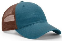 Richardson Washed Trucker Mesh Cap with Split and Tri-Color Designs thumbnail 7