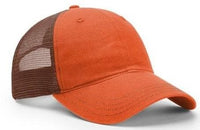 Richardson Washed Trucker Mesh Cap with Split and Tri-Color Designs thumbnail 6