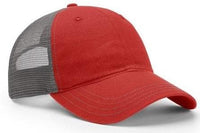 Richardson Washed Trucker Mesh Cap with Split and Tri-Color Designs thumbnail 12