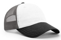 Richardson Washed Trucker Mesh Cap with Split and Tri-Color Designs thumbnail 14