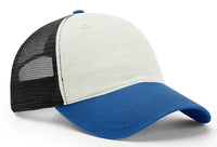 Richardson Washed Trucker Mesh Cap with Split and Tri-Color Designs thumbnail 15