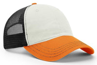 Richardson Washed Trucker Mesh Cap with Split and Tri-Color Designs thumbnail 17