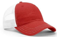 Richardson Washed Trucker Mesh Cap with Split and Tri-Color Designs thumbnail 2