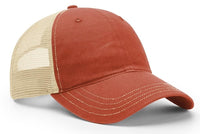 Richardson Washed Trucker Mesh Cap with Split and Tri-Color Designs thumbnail 21