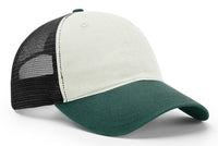Richardson Washed Trucker Mesh Cap with Split and Tri-Color Designs thumbnail 18