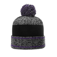 Richardson Heathered Pom Beanie with Cuff in Multi-Color Options thumbnail 5