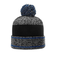 Richardson Heathered Pom Beanie with Cuff in Multi-Color Options thumbnail 6