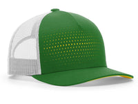 Richardson Laser Cut Five Panel Trucker Cap with Multi-Color Panels thumbnail 2