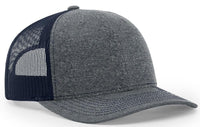 Low Profile Heather Trucker Cap with Adjustable Snapback thumbnail 1