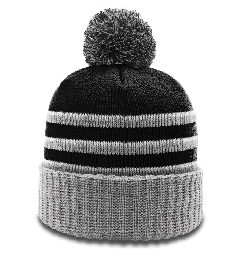Richardson 12" Pom Pom Knit Beanie with Cuff
