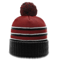 Richardson 12" Pom Pom Knit Beanie with Cuff thumbnail 9