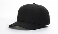 Pro Mesh Fitted 2 1/2 Umpire Cap in Navy and Black thumbnail 2