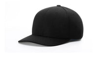 Pro Mesh Fitted 2 3/4 Umpire Cap in Navy and Black thumbnail 2