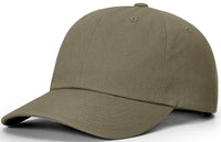 Relaxed 6 Panel Cap in Recycled Polyester with Classic Fit thumbnail 3 richardson relaxed 6 panel recycled polyester - madhats.com.au
