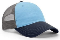 Richardson Tri-Colored Garment Washed Trucker Mesh Cap thumbnail 1