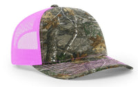 Richardson Camo Pattern Twill Mesh Trucker Cap Collection thumbnail 5