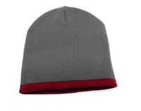Two Tone Knit Hat with Classic Color Combinations thumbnail 10
