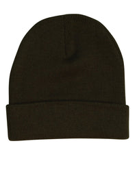 Roll Up Acrylic Beanie - Durable & Stylish Winter Headwear thumbnail 5