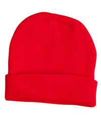 Roll Up Acrylic Beanie - Durable & Stylish Winter Headwear thumbnail 2