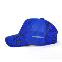 Sab High Profile 6-Panel Cap with Pre-Curved Peak and Mesh thumbnail 3 sab cap - madhats.com.au