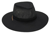 Safari Cotton Twill & Mesh Wide Brim Hat with Quick Drying Comfort Fit thumbnail 1