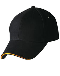 Sandwich Peak Cap with Contrasting Color Detail thumbnail 9