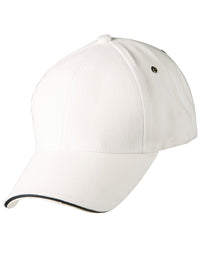 Sandwich Peak Cap with Contrasting Color Detail thumbnail 1