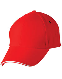 Sandwich Peak Cap with Contrasting Color Detail thumbnail 4