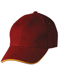 Sandwich Peak Cap with Contrasting Color Detail thumbnail 13