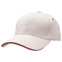 Sandwich Peak Baseball Cap with Contrast Detailing thumbnail 33 sandwich peak cap - madhats.com.au