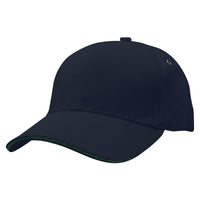 Sandwich Peak Baseball Cap with Contrast Detailing thumbnail 20 sandwich peak cap - madhats.com.au